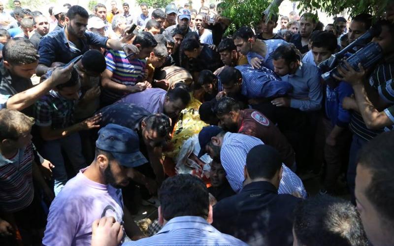 صور: شمال القطاع يشيع الشهيد عيسى