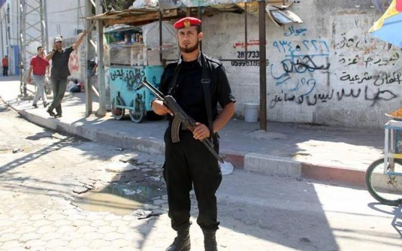 صور: انتشار أفراد الشرطة العسكرية بغزة