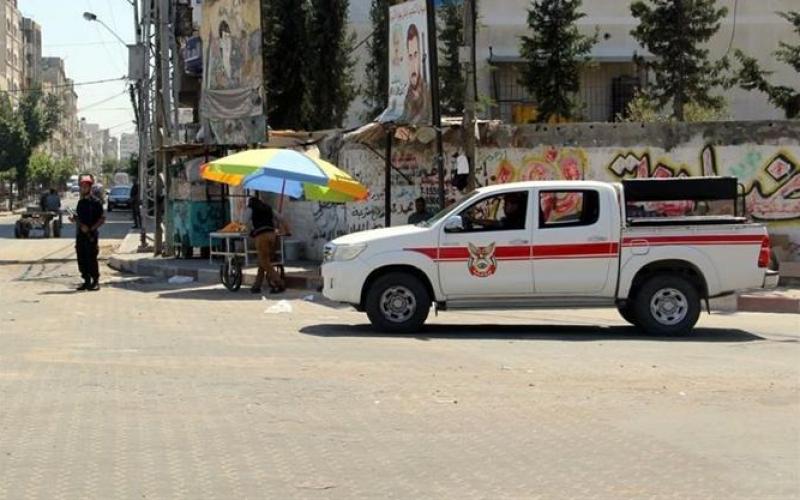صور: انتشار أفراد الشرطة العسكرية بغزة