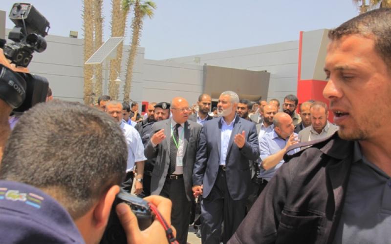 صور: "هنية" يفتتح المرحلة الثانية من معبر رفح
