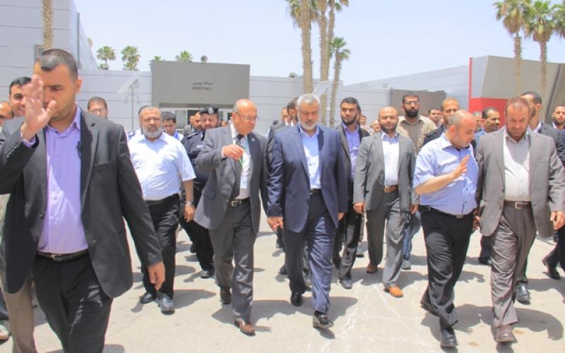 صور: "هنية" يفتتح المرحلة الثانية من معبر رفح
