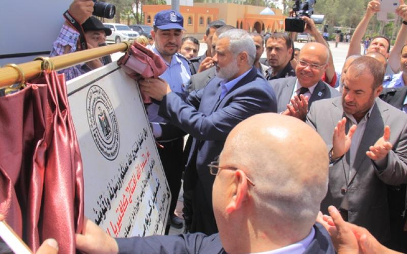 صور: "هنية" يفتتح المرحلة الثانية من معبر رفح
