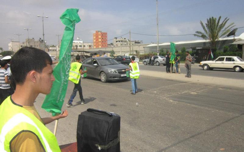 صور: وقفة تضامنية مع الأسرى وسط القطاع