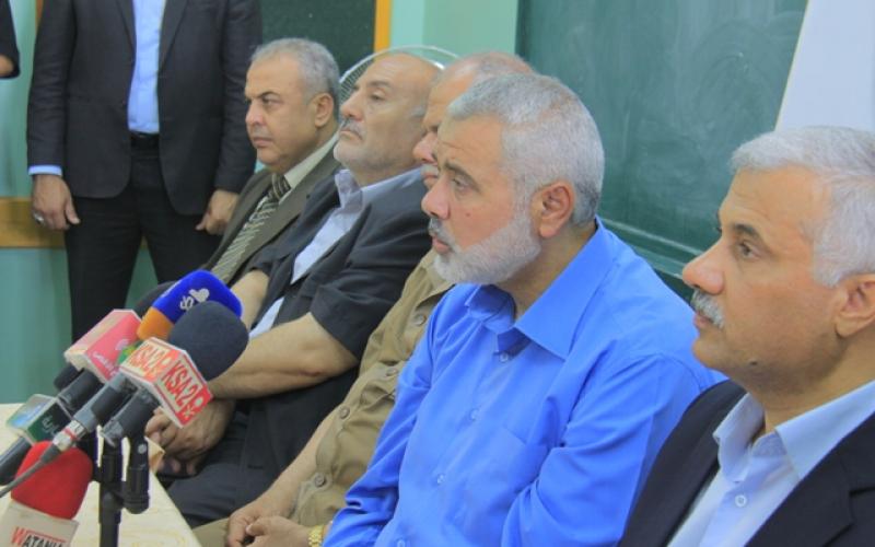 هنية: لن نتخلى عن مسئولياتنا اتجاه شعبنا