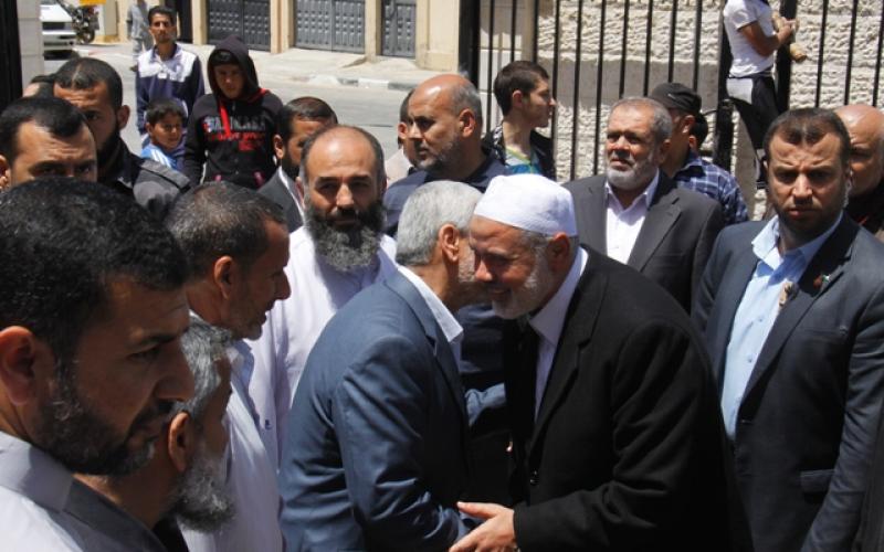 صور: هنية وخطبة الجمعة بمدينة رفح