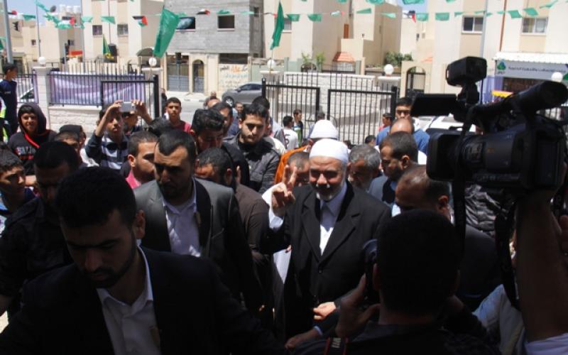 صور: هنية وخطبة الجمعة بمدينة رفح