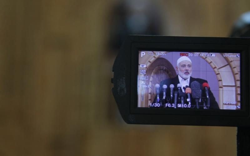 صور: هنية وخطبة الجمعة بمدينة رفح
