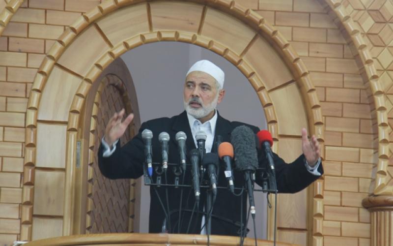 صور: هنية وخطبة الجمعة بمدينة رفح