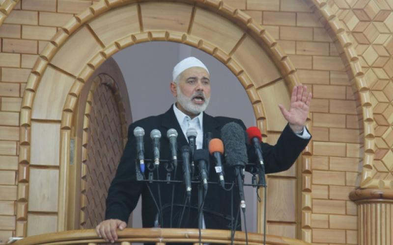 صور: هنية وخطبة الجمعة بمدينة رفح