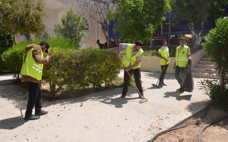 "الكتلة" بالكلية التقنية تنظم يوم عمل تطوعي