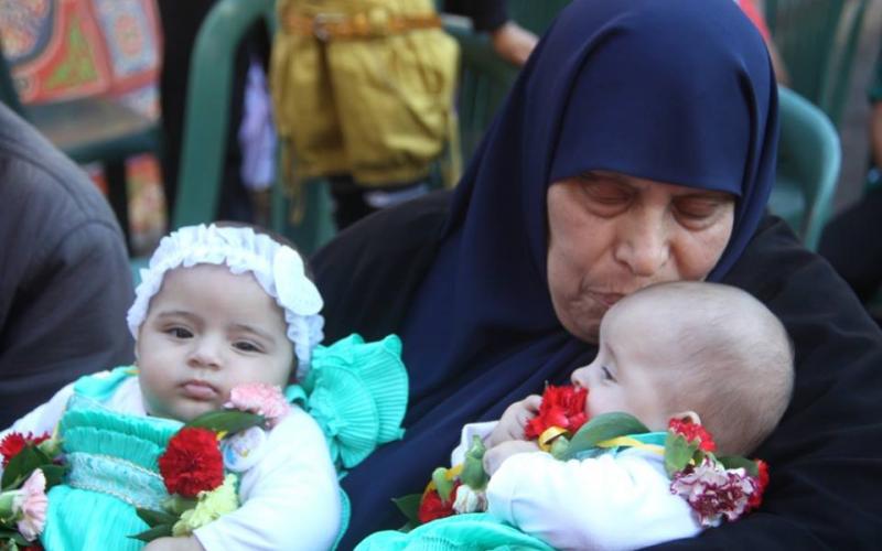 بالصور: احتفال لأبناء الأسرى بغزة