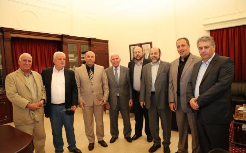 صور: لقاء وفدي "فتح" و"حماس" في بيروت