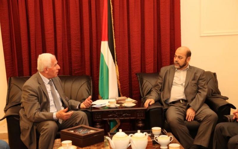 صور: لقاء وفدي "فتح" و"حماس" في بيروت