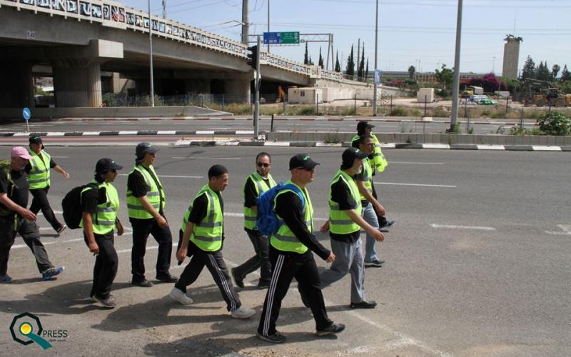بالصور: الشيخ "صلاح" يقود مسيرة من حيفا إلى الأقصى