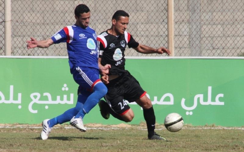 صور: الشاطئ يهزم البريج بهدف نظيف