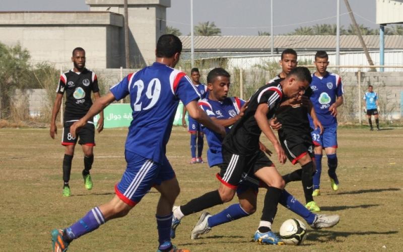 صور: الشاطئ يهزم البريج بهدف نظيف
