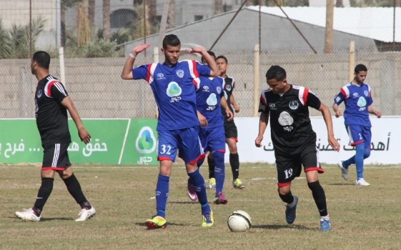 صور: الشاطئ يهزم البريج بهدف نظيف