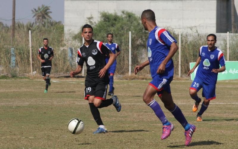 صور: الشاطئ يهزم البريج بهدف نظيف