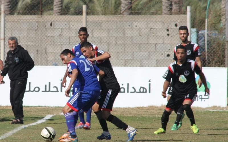 صور: الشاطئ يهزم البريج بهدف نظيف