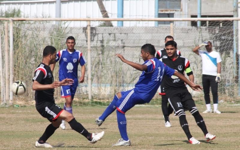 صور: الشاطئ يهزم البريج بهدف نظيف