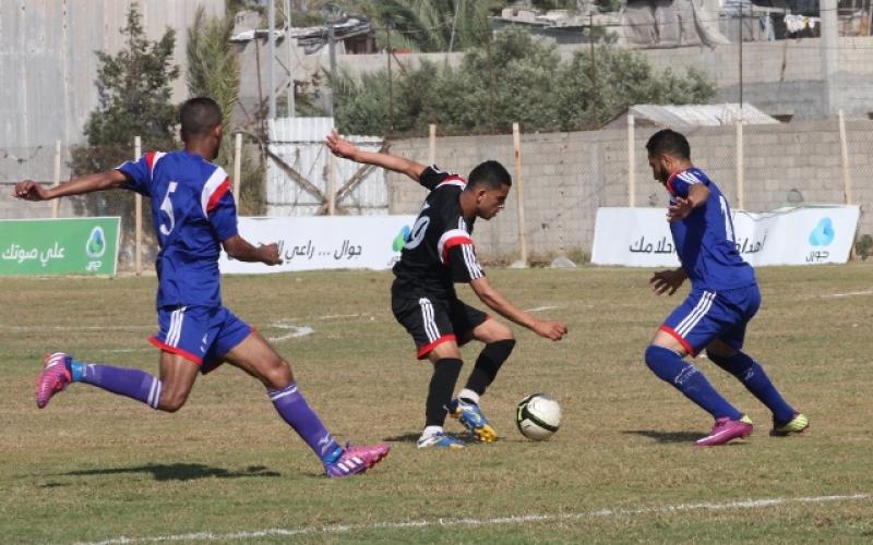 صور: الشاطئ يهزم البريج بهدف نظيف