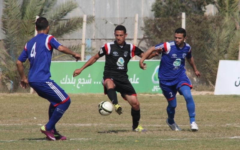 صور: الشاطئ يهزم البريج بهدف نظيف