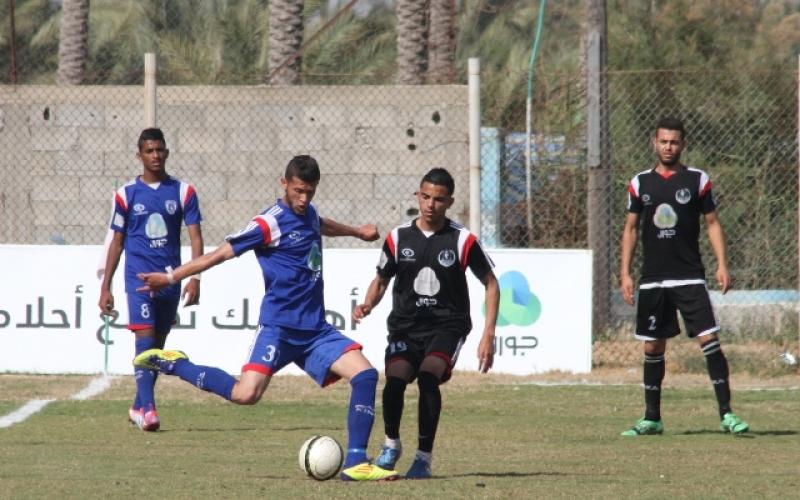 صور: الشاطئ يهزم البريج بهدف نظيف
