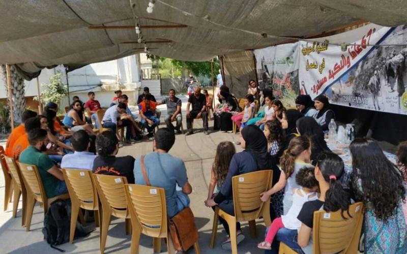 طلاب عرب من جامعة "تل أبيب" يحيون النكبة‎