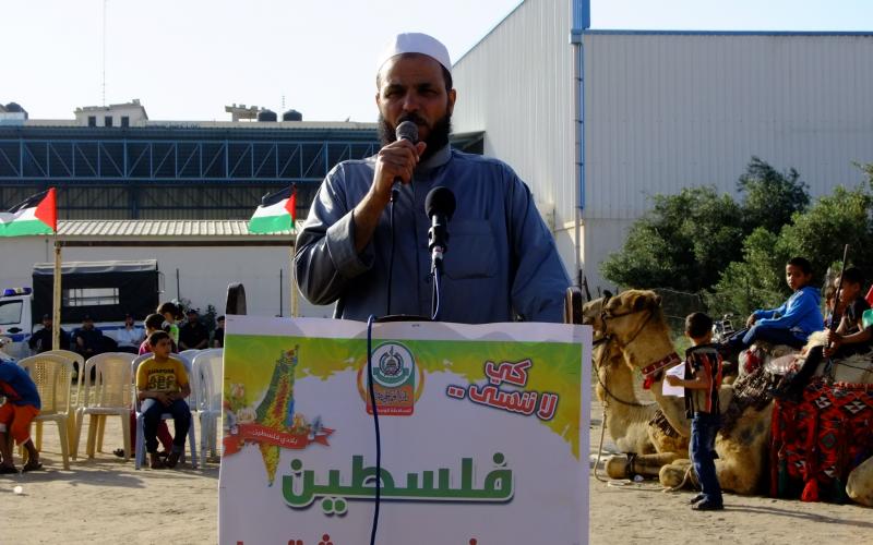 بالصور: حماس تقيم معرض النكبة بالوسطى