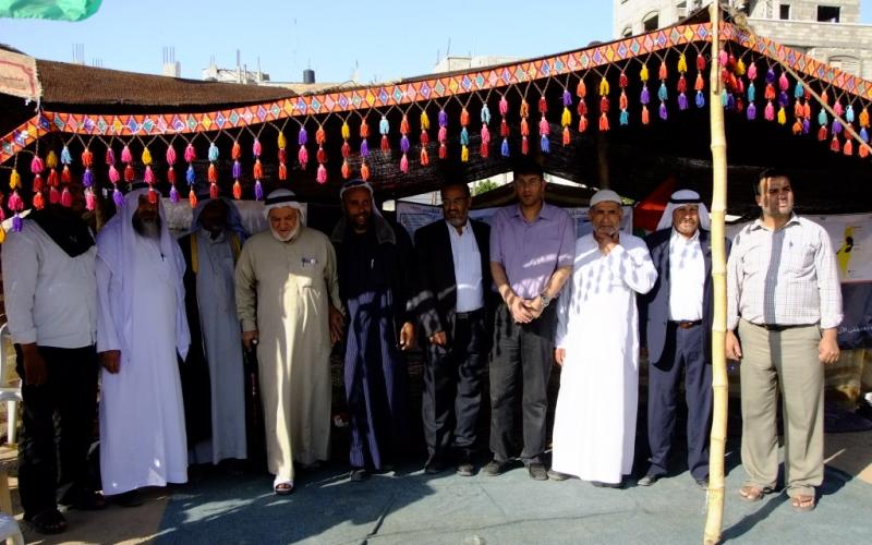 بالصور: حماس تقيم معرض النكبة بالوسطى