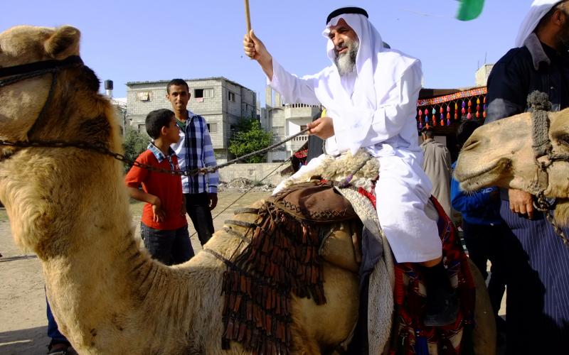 بالصور: حماس تقيم معرض النكبة بالوسطى