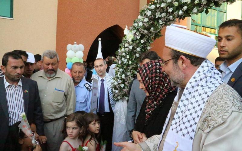 بالصور: افتتاح مركز نجم الدين أربكان بجباليا