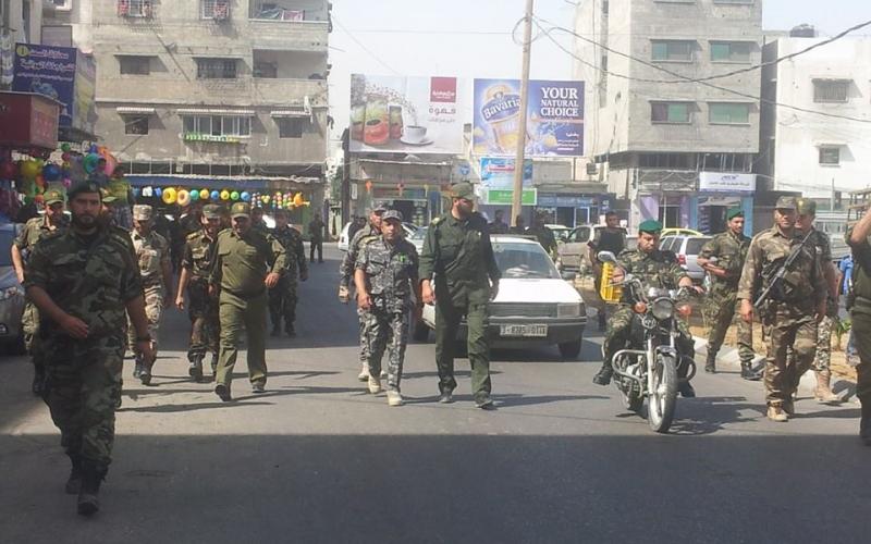 صور: مسيرة للأمن الوطني بغزة