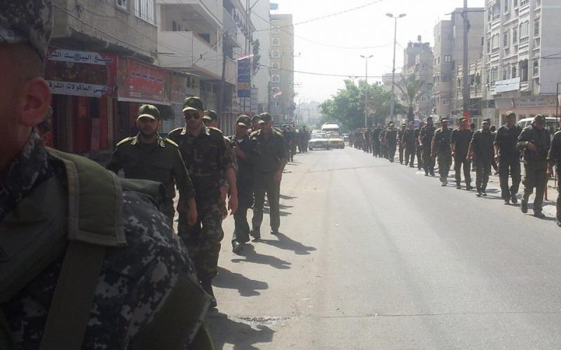 صور: مسيرة للأمن الوطني بغزة