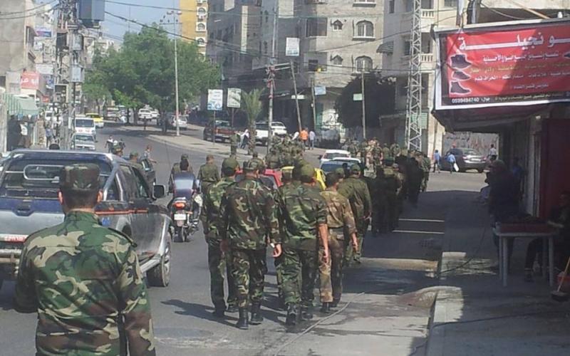 صور: مسيرة للأمن الوطني بغزة