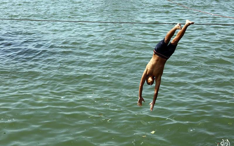 صور: الاستجمام على شاطئ غزة