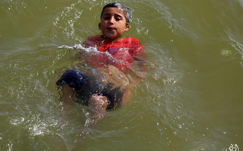 صور: الاستجمام على شاطئ غزة