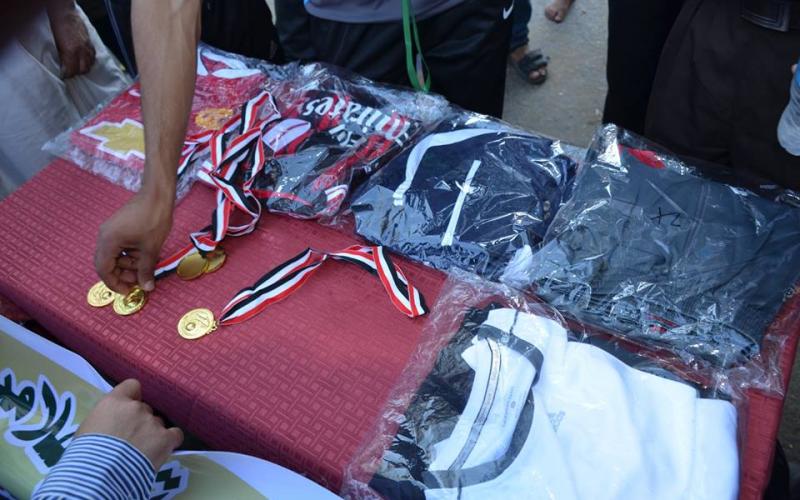 بالصور: شؤون اللاجئين بدير البلح تنظم سباق الضاحية