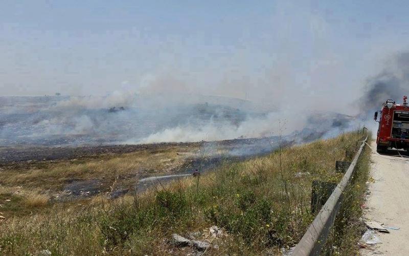 بالصور: الحرائق تلتهم 4000 دونماً بالأغوار