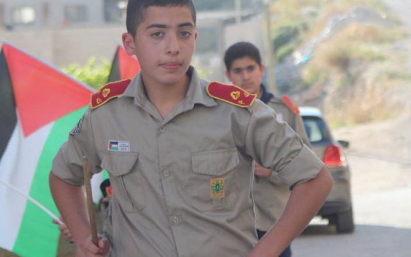 بالصور: كشافة جبل النار تحيي ذكرى النكبة