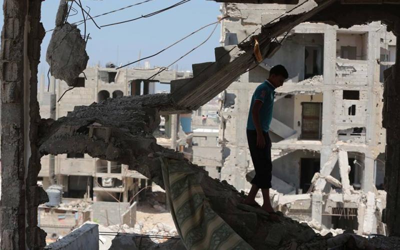 صور: المنازل المدمرة شرق غزة إثر العدوان‬