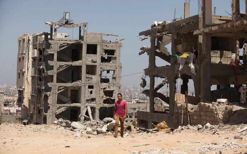 صور: المنازل المدمرة شرق غزة إثر العدوان‬