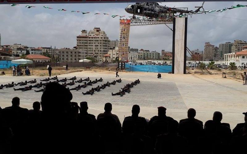 صور: تخريج دورة لجهاز الأمن والحماية بغزة