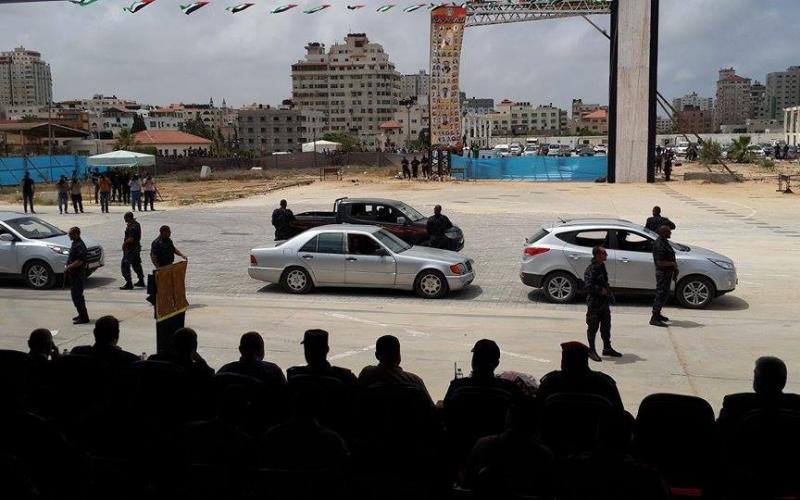 صور: تخريج دورة لجهاز الأمن والحماية بغزة