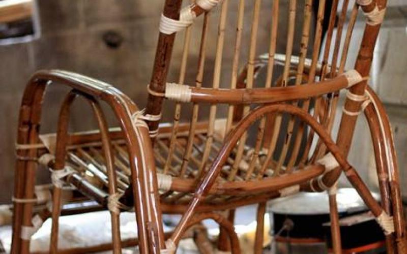 صور: صناعة الخيزران في الخليل