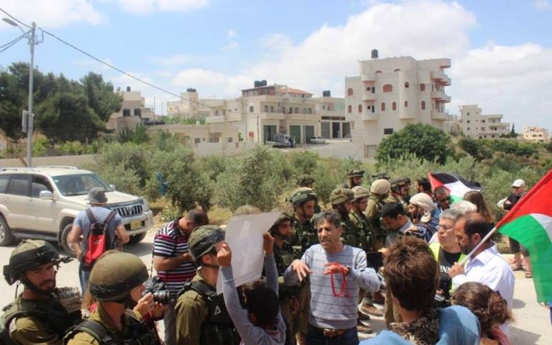 صور: قمع مسيرة المعصرة بالضفة المحتلة