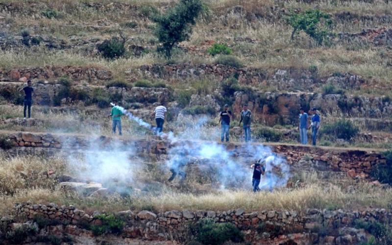 صور: مواجهات بين المواطنين والاحتلال برام الله