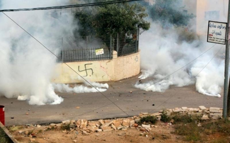 بالصور:إصابة 7 فلسطينيين وإسرائيليين في سلواد