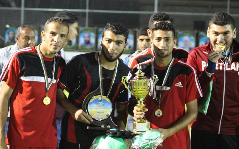 بالصور: مسجد المقادمة يتوج بطلا لدوري المقادمة