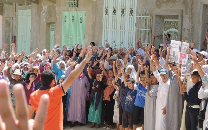 صور: مسيرة بالمغرب ضد الأحكام على مرسي